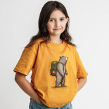 T-shirt pour jeunes - Ours en randonnée