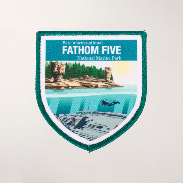 Écusson du parc marin national Fathom Five