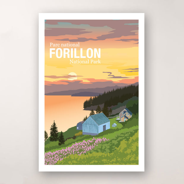 Affiche du parc national Forillon