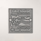 Médaillon du Lac Louise pour bâton de marche